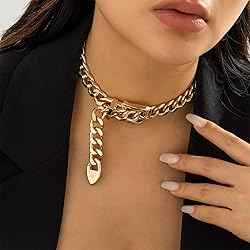 Your Always Charm Chunky Gold Necklace for Women