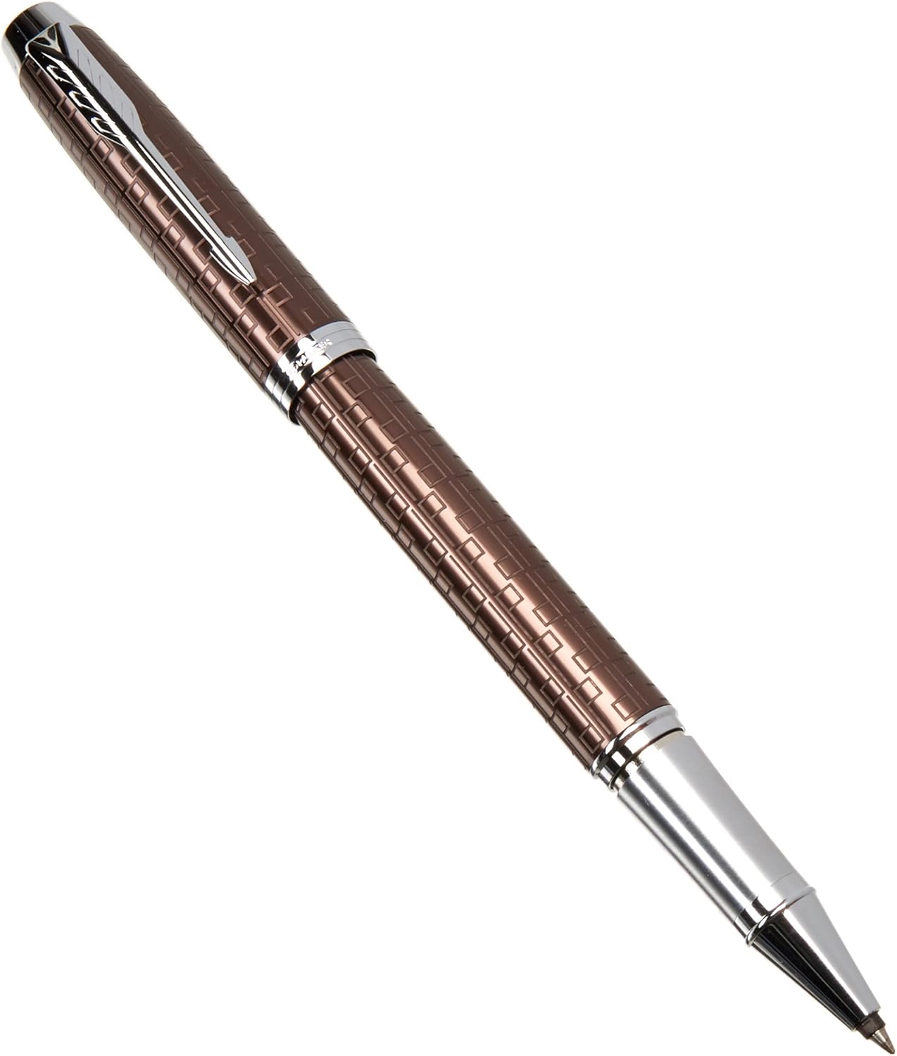 Parker IM Rollerball Pen, Premium Brown with Fine Point Black Ink Refill (1931678) Amazon.co.uk