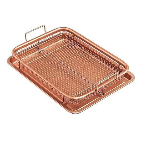 Tubayia Aluminio Rectangular Bandeja de Horno Molde Sartén para ...