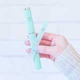 Malva Belle Crystal Glass Nail File Double Sided Tempered Salon Pastel Green 2mm view 4