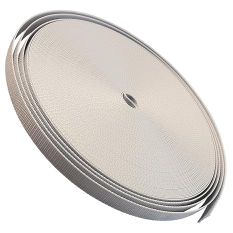 Gurtband 23mm Breite Farbe grau 50m-Rolle Rolladengurt für Rolladen