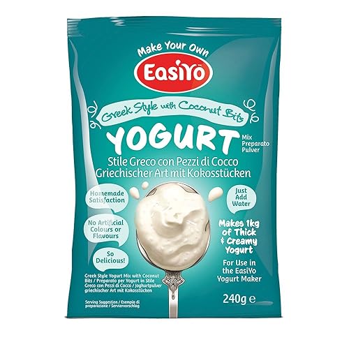 Easiyo Greek and Coconut Yogurt Mix 8 x 240g Sachets Amazon.co.uk Grocery