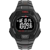 Timex Men's Ironman Classic 30 38mm Watch &ndash; Gray &amp; Black Case Negative Display with Black Resin Strap