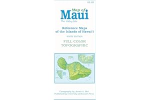 Map of Maui: The Valley Isle (Reference Maps of the Islands of Hawai‘i)