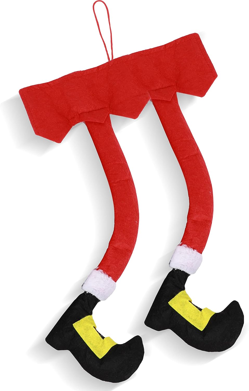 Tree Stands - EcoNour Santa Leg Decoration for Car Trunk | Strong, Sturdy, and Moisture-Absorbing Santa Legs for Christmas Decoration | Santa Car Decoration for Christmas with High Resilient Felt Fabric