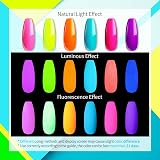UR SUGAR Glow in the Dark Gel Nail Polish Set 6 Neon Colours view 5