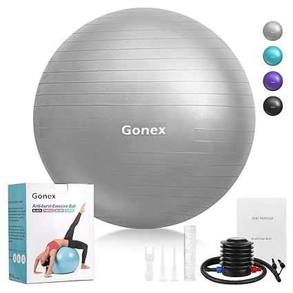 Gonex Balón de Ejercicio Pelota de Equilibrio para Yoga Fitness ...