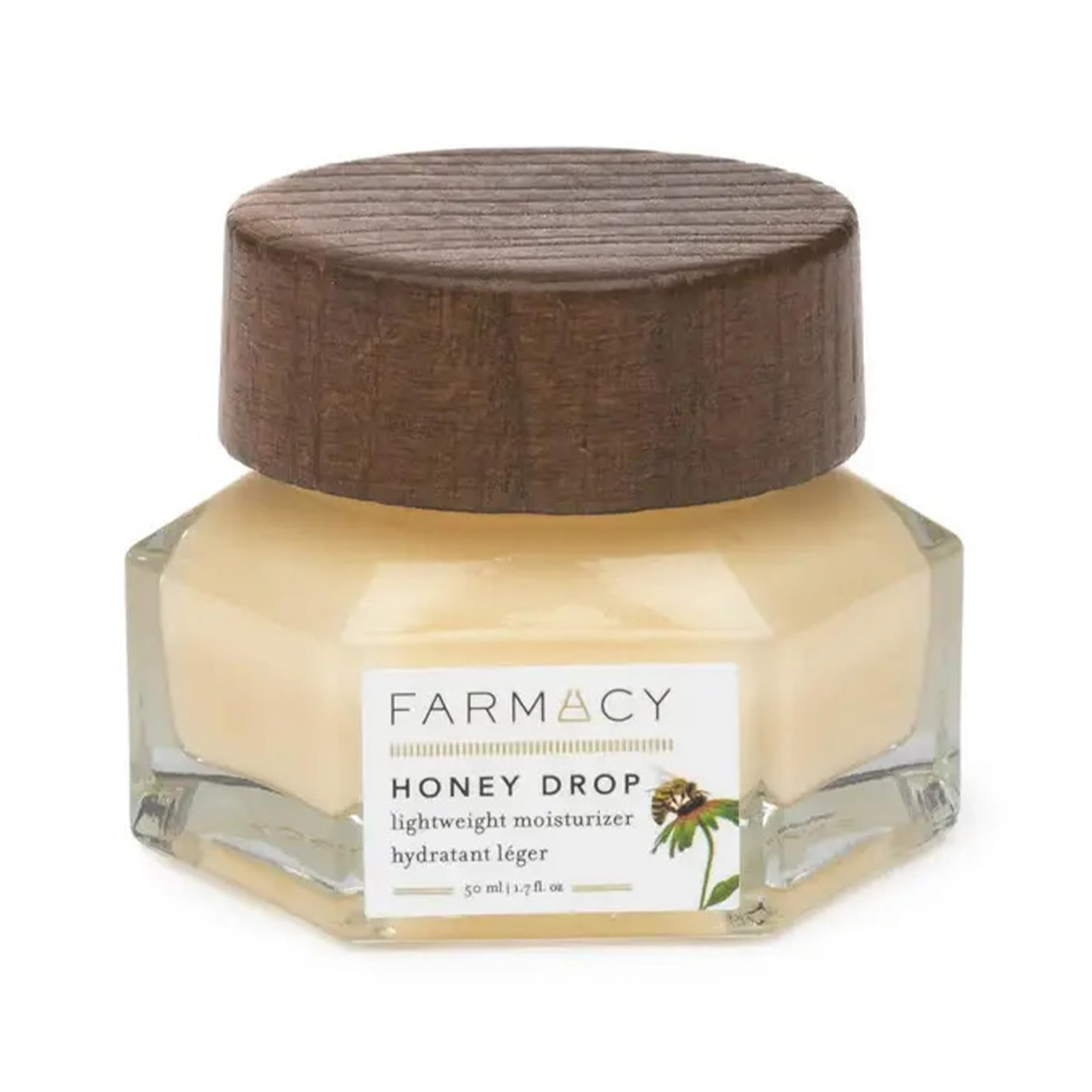 Farmacy Honey Drop Lightweight Moisturizing Cream - Natural Hydrating Face Moisturizer