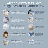 CUQOO Disposable Dehumidifier 500ml Pack of 20 Moisture Absorbers view 9