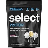 PEScience Select Protein Powder, Whey and Casein Blend, Clean Protein Powder for Women and Men, Low Calorie, Low Carb, Keto Friendly, Gluten Free, Cake Pop, 5 Servings