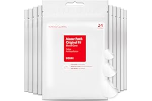 COSRX Acne Pimple Patch Absorbing Hydrocolloid Original 3 Size Patches for Blemishes and Zits Cover, Spot Stickers for Face and Body, Not Tested on Animals (240)