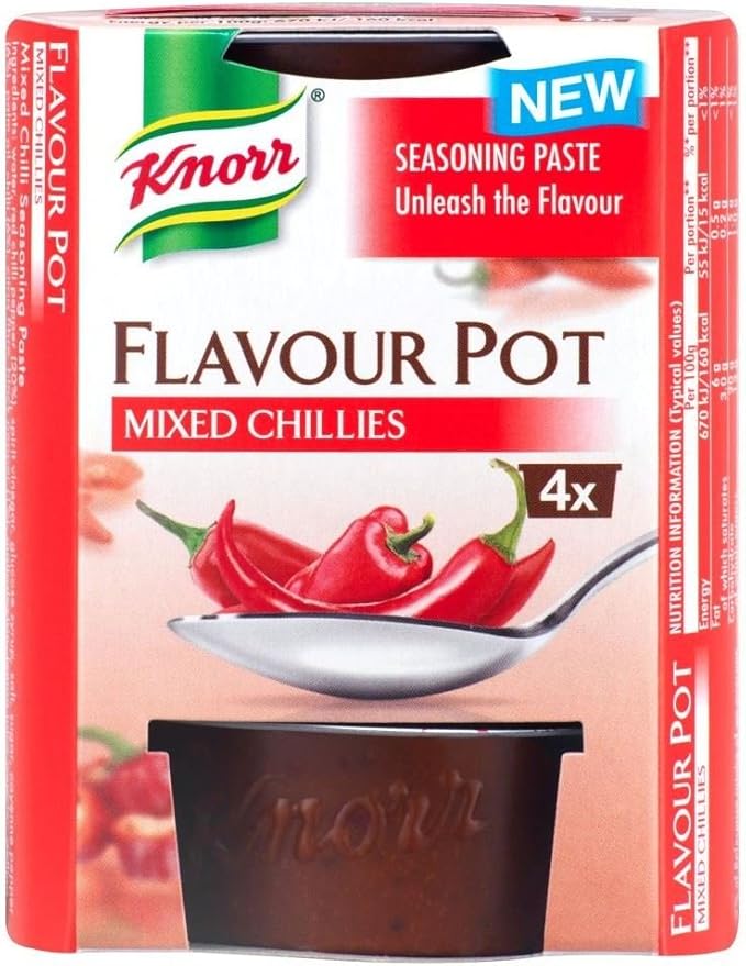 Knorr Mixed Chillies Flavour Pot (4x23g) Pack of 2 Amazon.co.uk