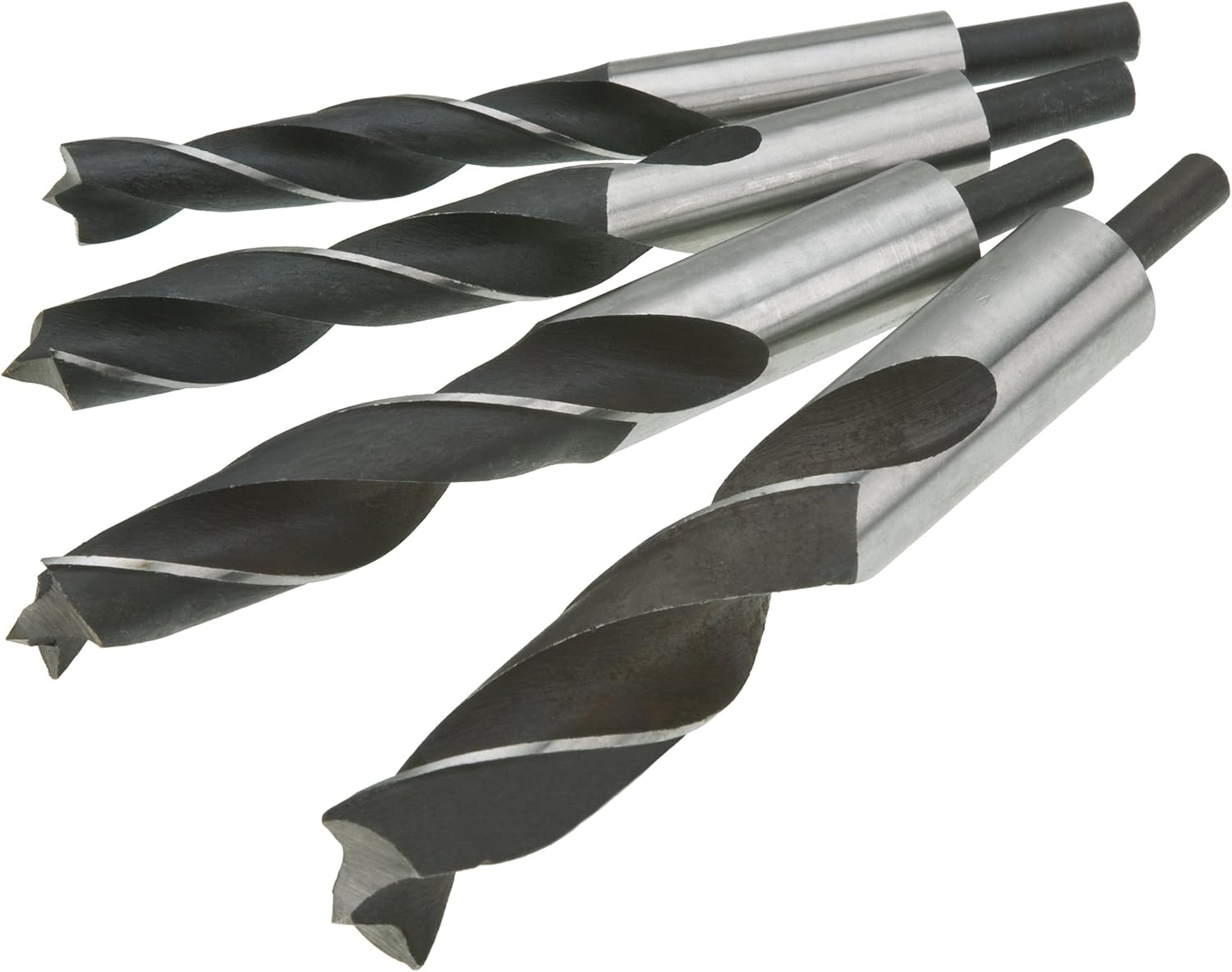 Steelex D1035 Brad Point Drill Bit Set Jumbo, 4Piece