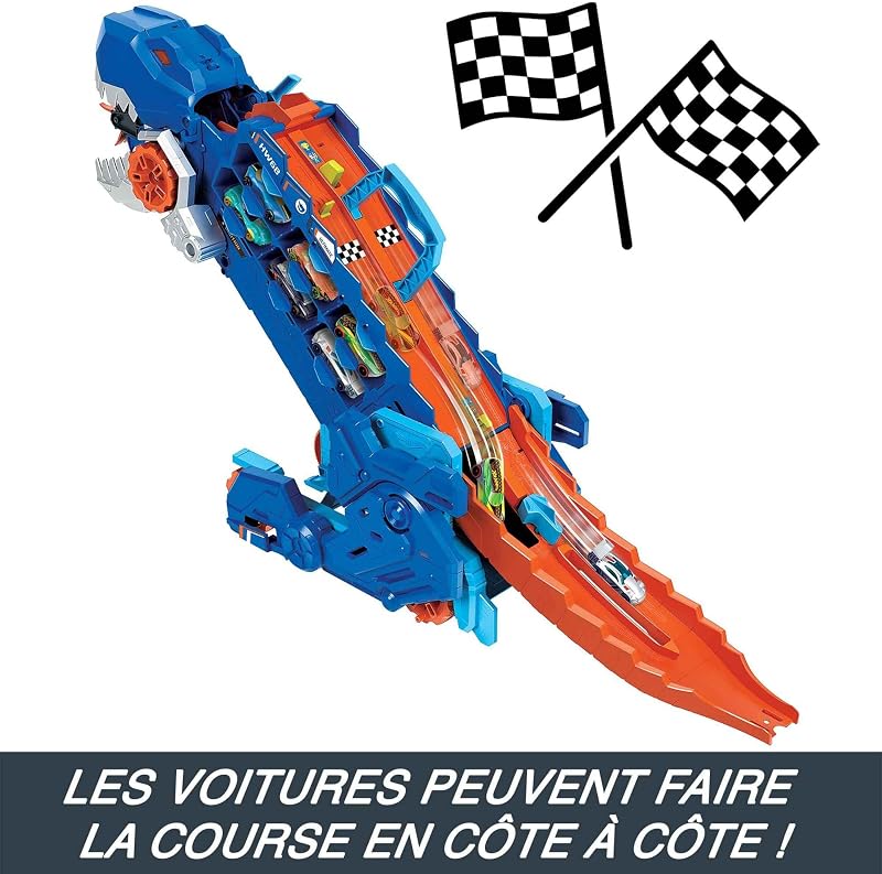City Transporteur T-Rex et 2 Voitures Métal