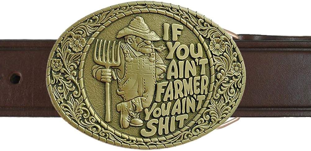 farmer belt buckle