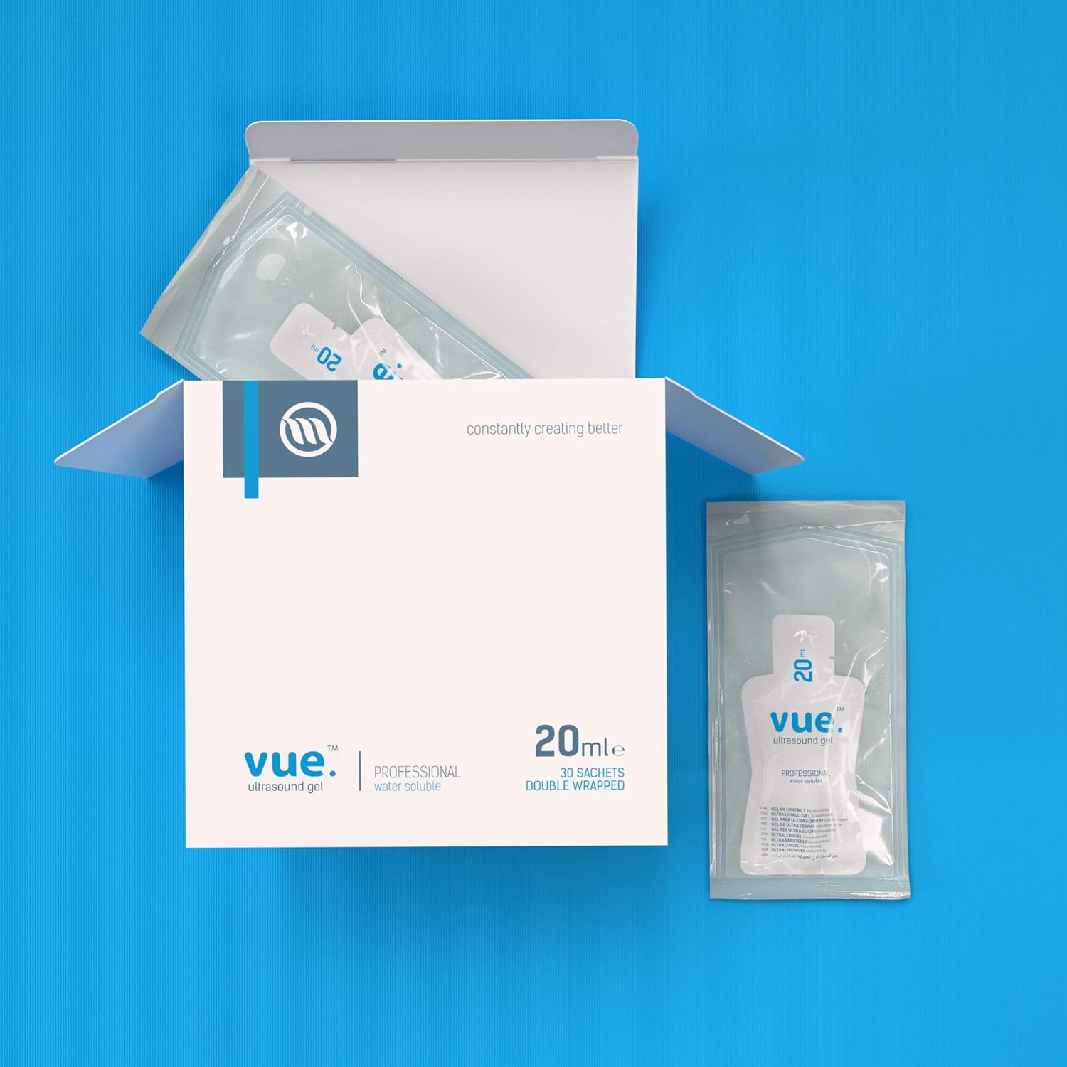 Vue Ultrasound Gel (20ml x30) - Image 3