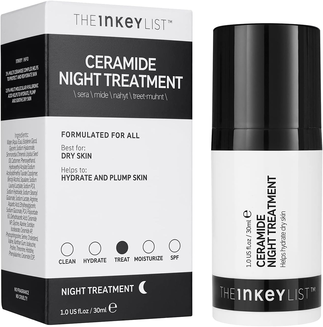 the inkey list ceramide hydrating night treatment review