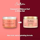 SheaMoisture Coconut Hibiscus Curling Gel Souffle 12oz Thick Curly Hair Styling view 3