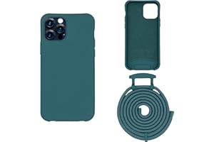 HoldingIT Crossbody Phone Case with Detachable Lanyard Compatible with iPhone 11, 2-in-1 Hands Free iPhone Cover with Drop Protection, Adjustable Rope Green