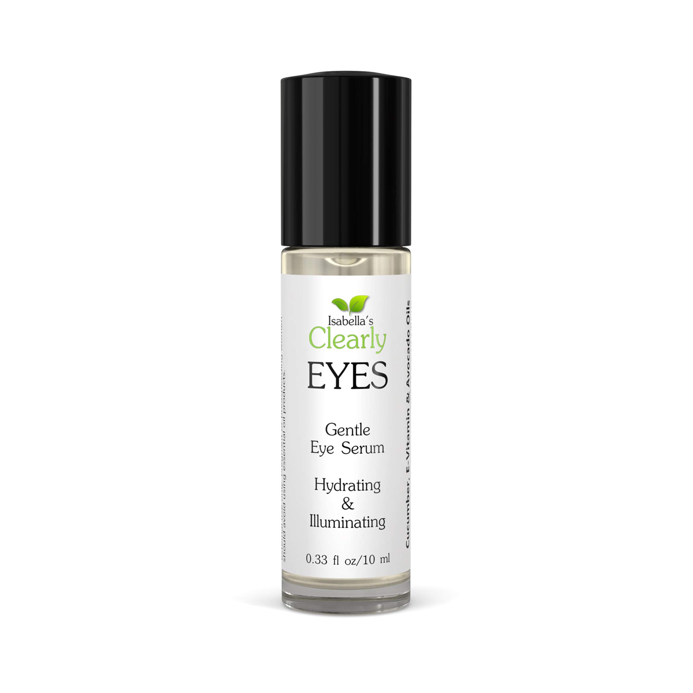 Clearly EYES Natural Anti Ageing Eye Serum | Hydrating and Firming Instant Treatment for Tired Puffy Eyes, Dark Circles, Swollen Eyelid, Eye Bags | Cucumber and Avocado Oils | Made in USA