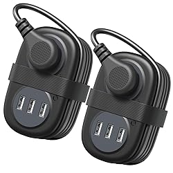 ORICO Travel Power Strip, 3.7FT Portable Power