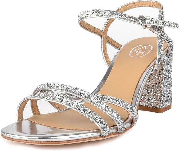 silver sparkly sandals uk