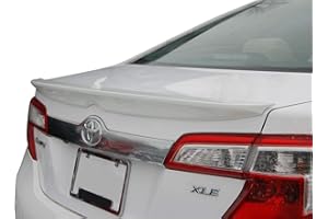 SPOILER AND WING KING Factory Style Spoiler Made for The 2012-2014 Toyota Camry Painted in The Factory Paint Code of Your Choice 513 040 Super White
