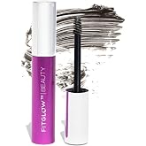 Fitglow Beauty Plant Protein Brow Gel, Grey, 4g | Natural Vegan, Eyebrow Enhancer Serum, Thickening Volumizing Brow Filler, Nutrient-Rich Hair Conditioning