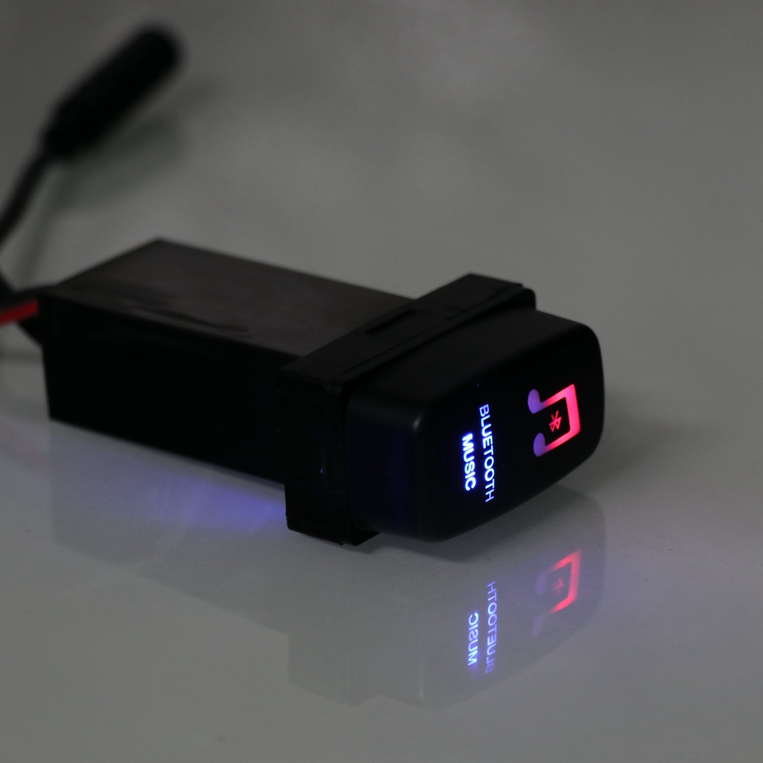 Car Bluetooth Music Adapter Module Panel Installation AUX Output Use