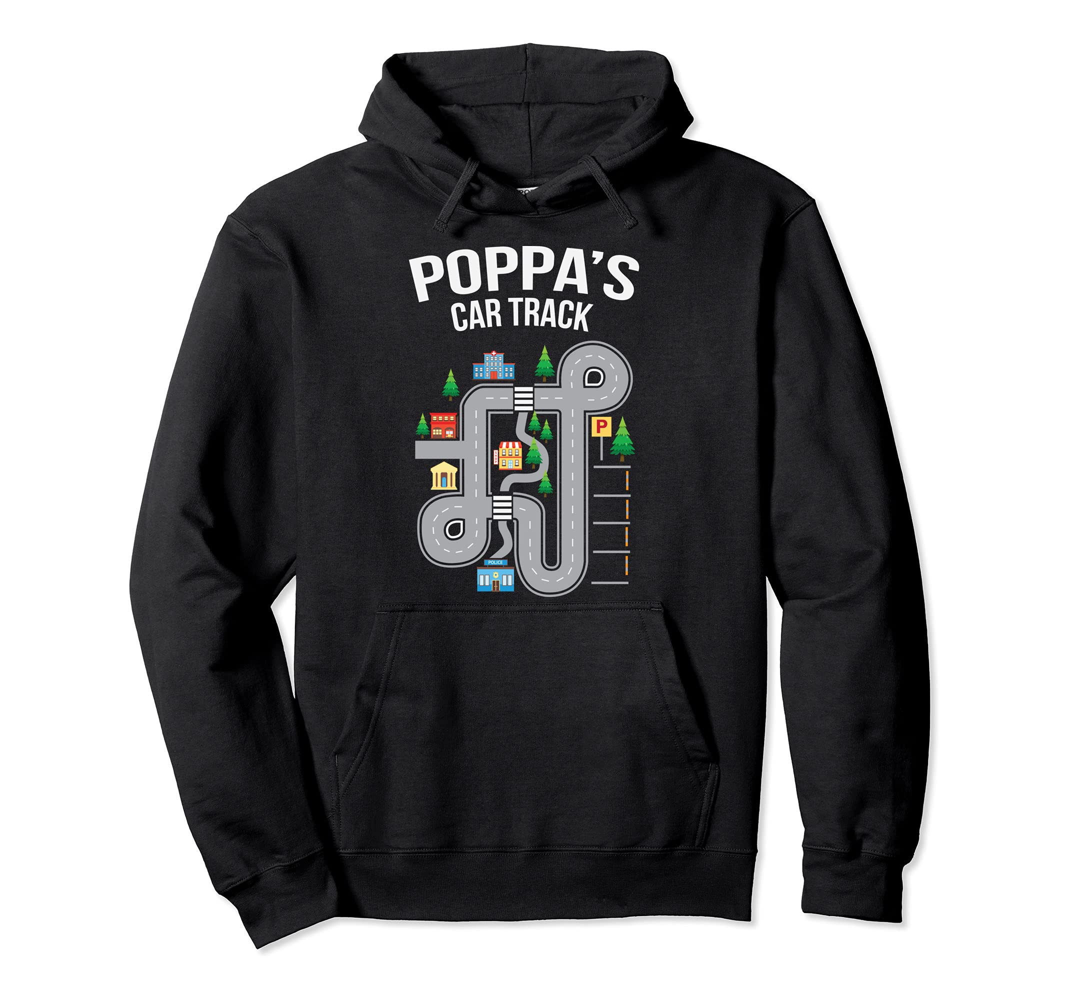 poppa Car Track Playground Pullover Hoodie