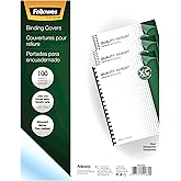 Fellowes 52089 Binding Presentation Covers, 8mil, Letter, 100 Pack, Clear