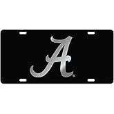 Craftique The University of Alabama Silver on Black A Laser Cut Inlaid Mirror Tag