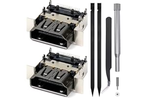 Ikpek 2 Pack Replacement HDMI Port for Xbox Series X Display Socket Jack Connector Replacement for XSX Console, Original OEM Quality with Tools M1087810