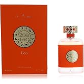 Jo Milano Paris Zodiac LEO Eau de Parfum, 3.4 FL OZ, 100 ML, ORANGE and Gold