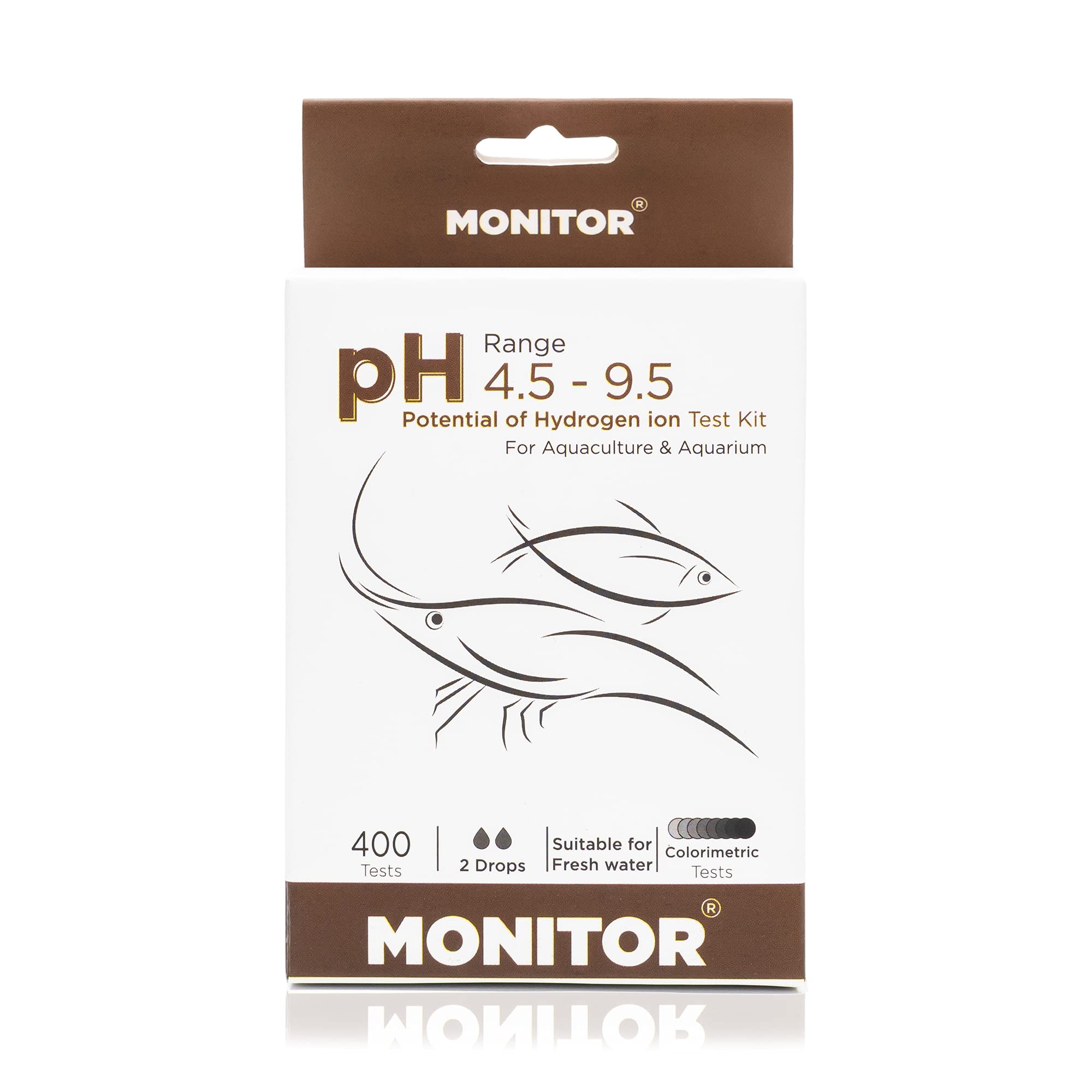 Monitor pH 4.5-9.5 Test KIT (400 Tests) - Monitor