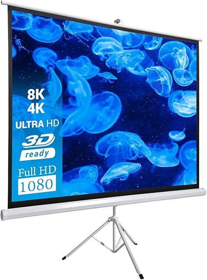 Amazon Com Ivolum 120 Hd Projector Screen 86 X 86 Viewing