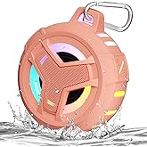 EBODA Bluetooth Shower Speaker, Waterproof Portable Wireless Speakers with Light, IP67 Floating, 2000mAh, Small Portable Speaker for Kayak, Beach, Pool Accessories, Gifts for Unisex