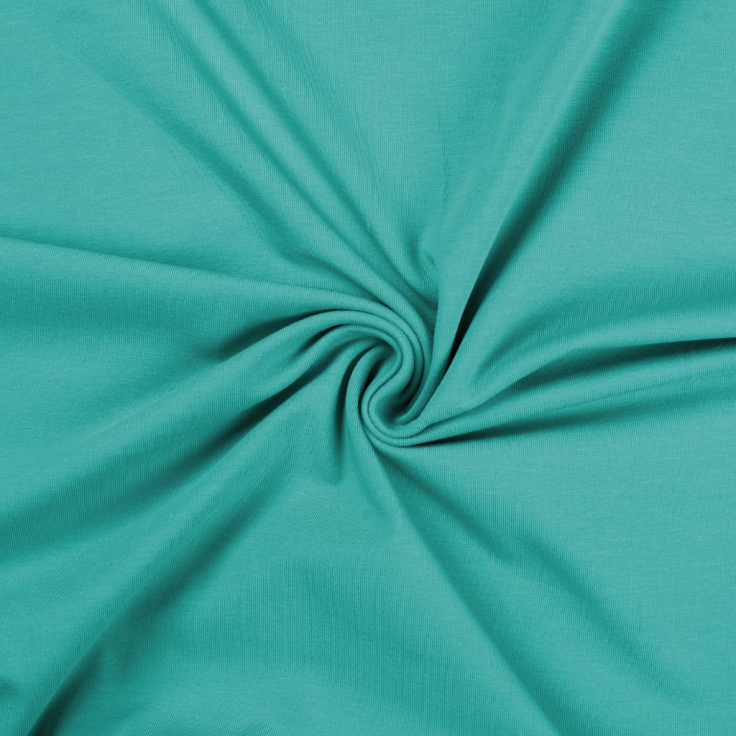 Cotton Jersey Spandex Stretch Dress Fabric Material - Turquoise, 1Mtr 160cm x 100cm