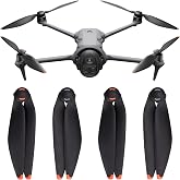 Craznick Mavic 4 Pro Propellers Blades - 4Pcs Soft Tip Props Quick Replacement Spare Part Low Noise Props Wings for DJI Mavic 4 Pro/Mavic 4T/Mavic 4E Drone Accessories