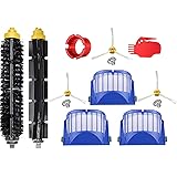 DLD Accessory for Irobot Roomba 600 610 620 650 Series Vacuum Cleaner Replacement Part Kit - Includes 3 Pack Filter, Side Bru