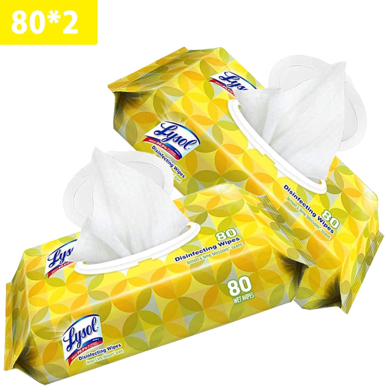 Lysol 80 Ct (Pack of 2)