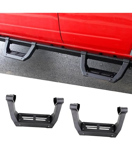 Marchepieds Latéraux Noirs Pour Ford Ranger 2023-2025 - Antidérapants, Installation Facile - 5