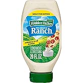 Hidden Valley Easy Squeeze Original Ranch Salad Dressing and Topping, 20 Ounce Bottle (Package May Vary)