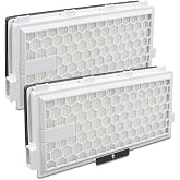 2 Pack SF-HA50 Filter Replacement for Miele AirClean SF-HA50 Vacuum Cleaner | for S4 S5 S6 S8 S8999 S8000 S6999 S6000 S4000 S5000 S4999 S5999 , Complete C2 C3 Vacuum Cleaner (2 Packs)