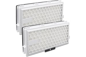 RYVINA Active AirClean SF-HA50 Filter Replacement Compatible with Miele Vacuum Cleaner HA50 S4 S5 S6 S8 S8000 S8999 S6000 S6999 Series,Complete C2 C3 (2 Pack)