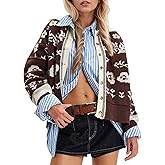 Ziesexy Womens Cardigan Sweaters Button Up Long Sleeve Cardigans Floral Print Cardigan Fall Knit Sweater Tops