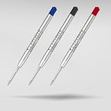 Parker Ballpoint Pen Refills Medium Blue QUINKflow Ink 6 Count view 8