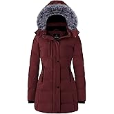 wantdo Women's Recycled Puffer Jackets Warm Winter Coats Long Winter Jacket Puffy Coat