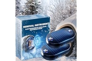 2 PCS Electromagnetic Car Snow Removal Device, 2026 New Anti-Freeze Electromagnetic Car Snow Removal Instrument, Potable & Re
