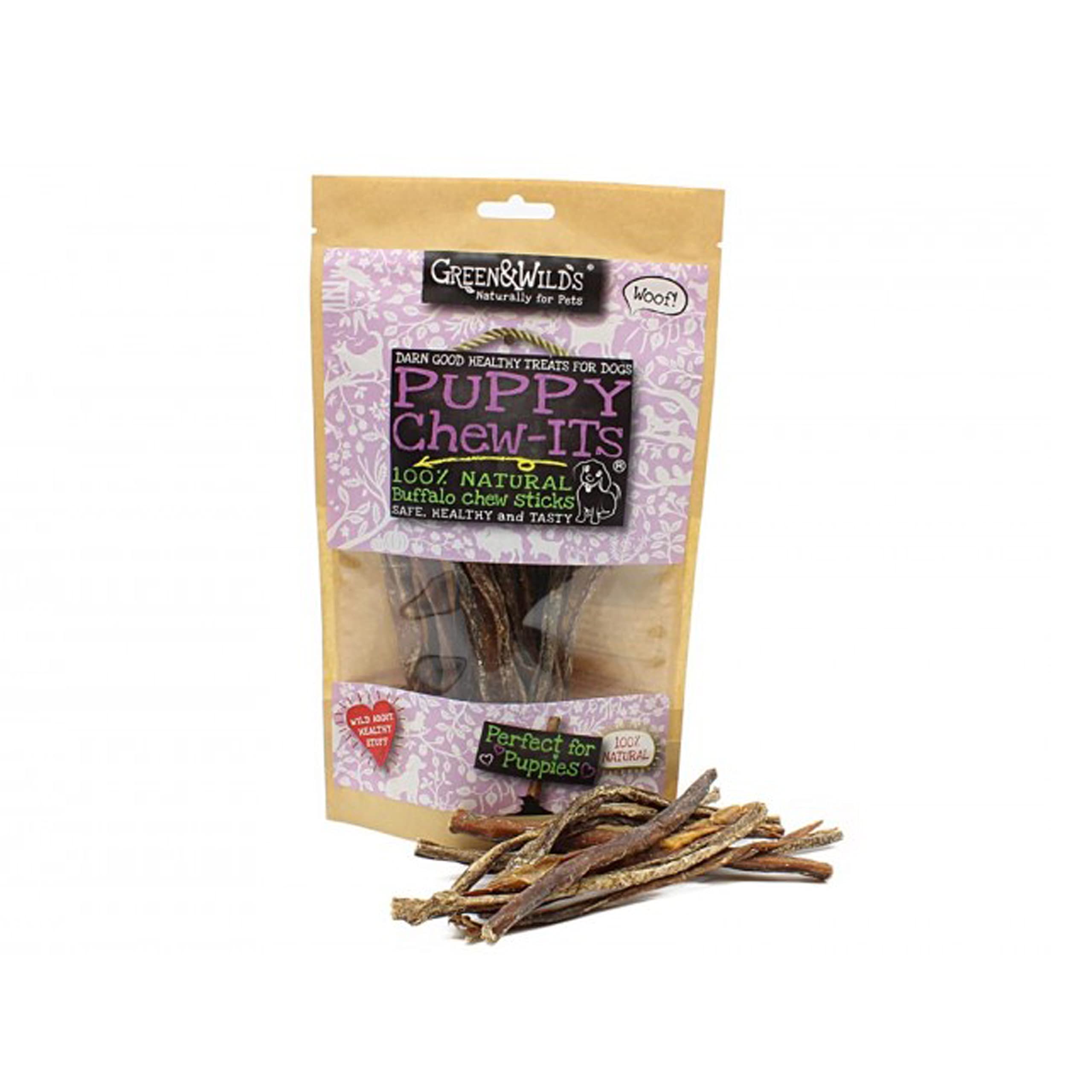 Green & Wilds Eco Friendly Dog Treats - Puppy Chew-Its